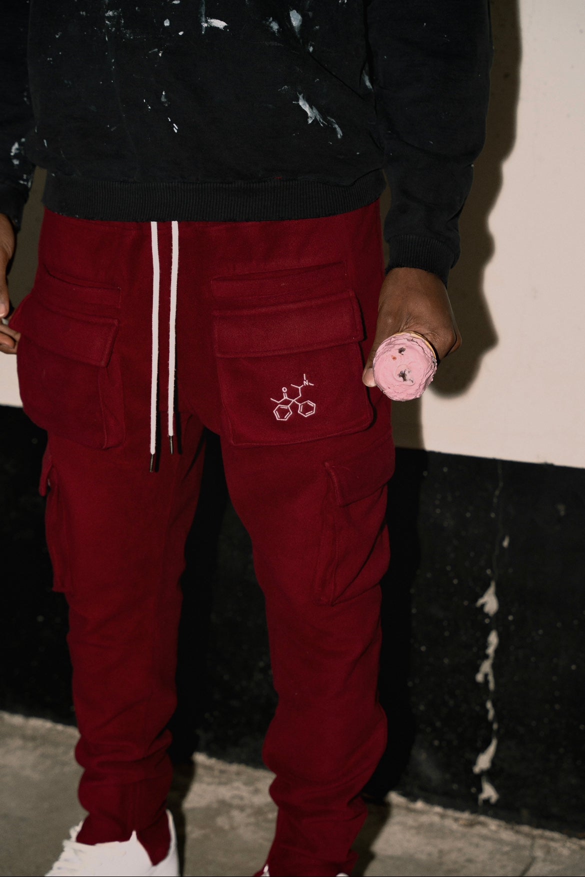 RED VELVET Cargo Sweats