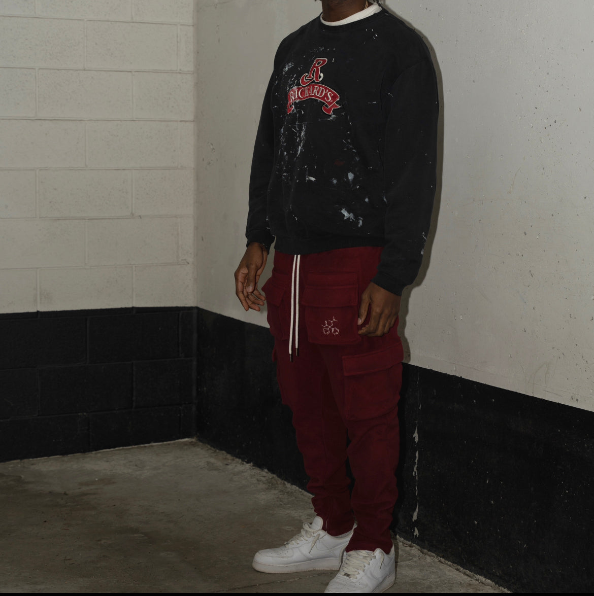 RED VELVET Cargo Sweats